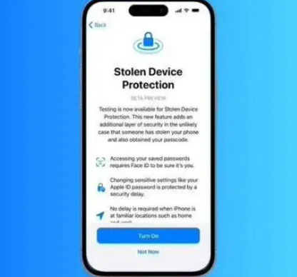 上高苹果授权维修店分享被盗设备保护功能开启方法 